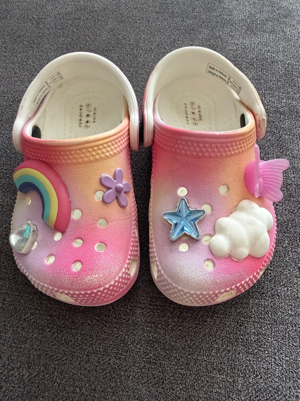Crocs Rainbow Cloud Pink Shoes